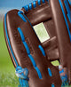Close-up of the inside of the Wilson Spring 2025 A2000® Dansby Swanson DS7 11.75" Game Model Baseball Glove