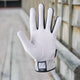 Mizuno MVP Adult Batting Glove - White/Gray