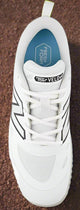Top view of the New Balance Fresh Foam Velo v4 Women's Turf-Trainer Shoe - White