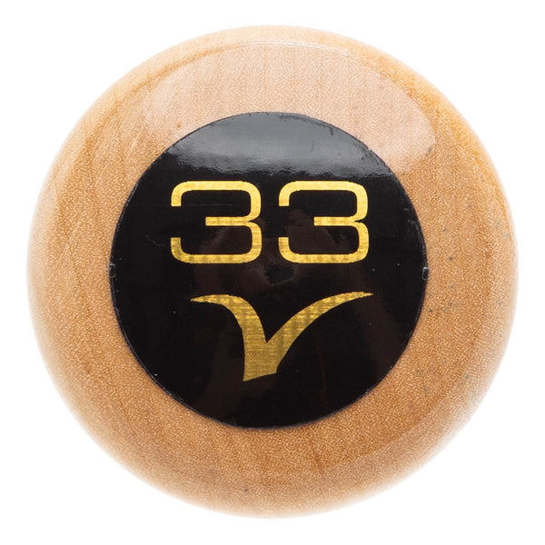 Knob end of the Victus Pro Reserve Tim Anderson TA7 Birch Wood Baseball Bat