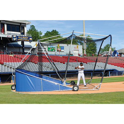 Bomber Pro Rolling Batting Cage - Royal Blue