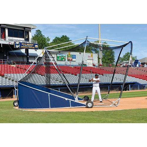 Bomber Pro Rolling Batting Cage - Navy Blue