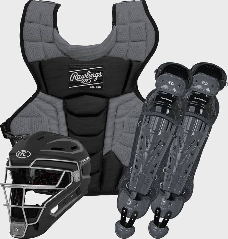 Rawlings Adult Velo 2.0 Catcher&s Set White/Silver