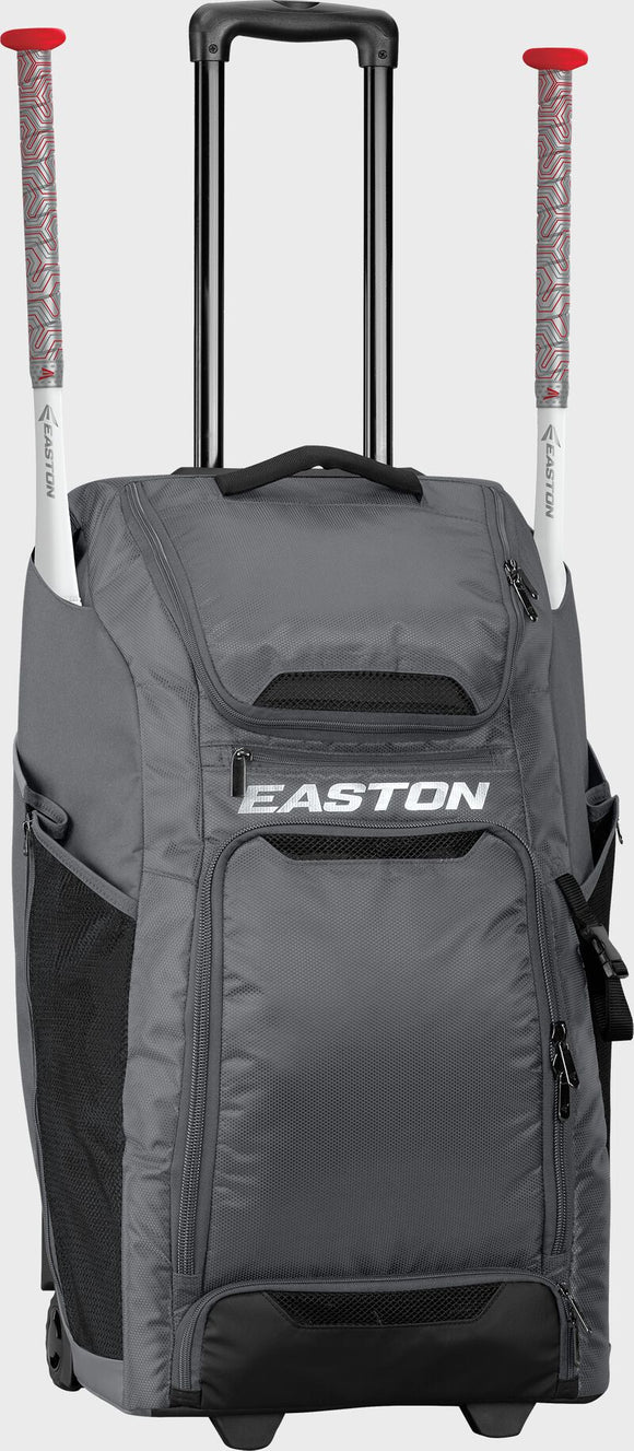Easton Catcher's Wheeled Bag - Charcoal