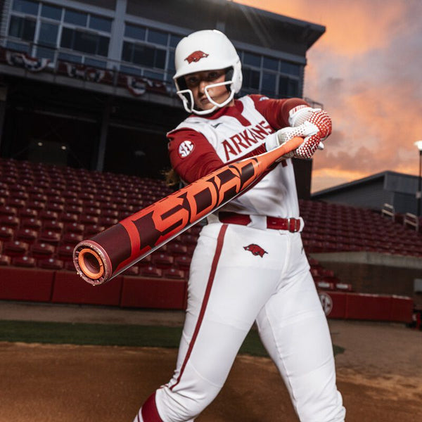 Arkansas' Bri Ellis using the 2026 Easton Ghost® Advanced Fastpitch Bat