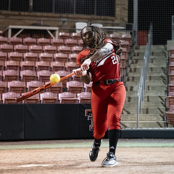 Texas Tech's Nijaree Canady using the 2026 Easton Ghost® Advanced Fastpitch Bat