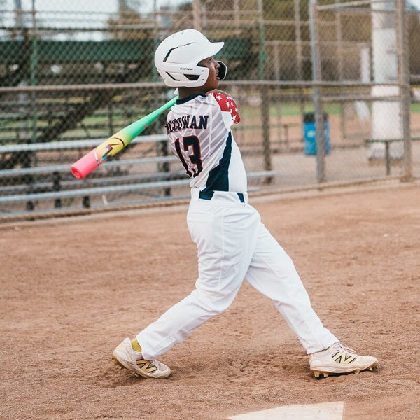 Player swinging the 2026 Easton Hype Fire® USA Baseball Bat