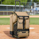 Easton 5 Tool Phenom Wheeled Bag - Tan/Army Camo