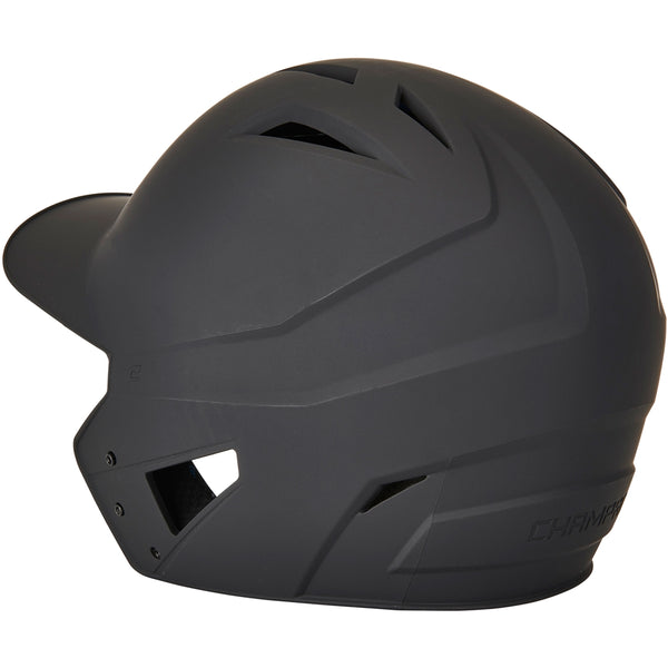 Side view of the Champro HX Gamer T-Ball Batting Helmet - Black