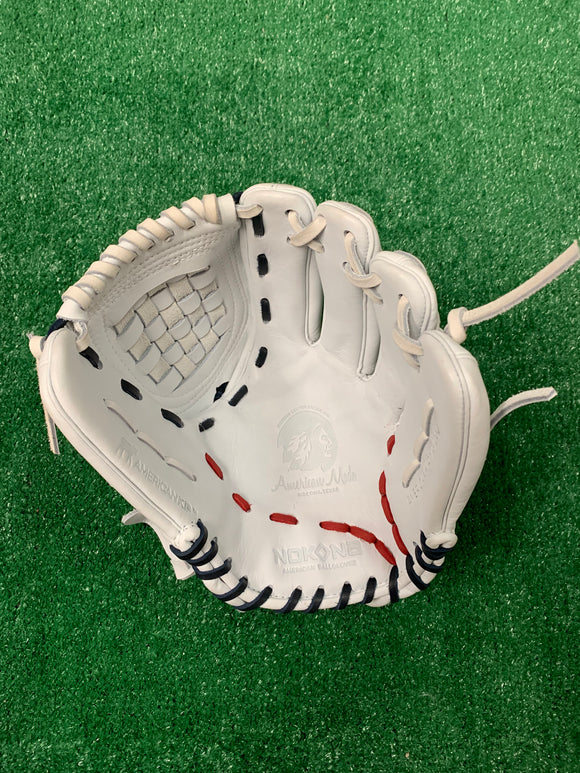 Nokona American Kip™ 12" Fastpitch Glove - White
