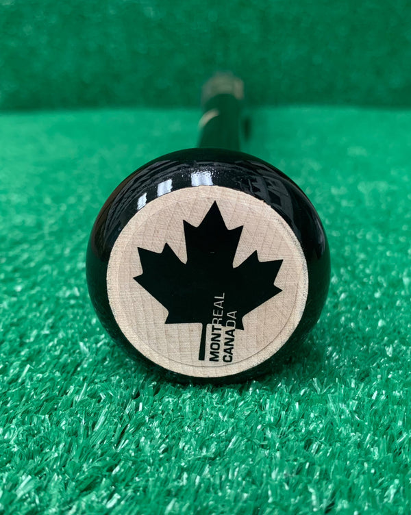 Knob and logo of the Märk Lumber Company Pro Limited Series ML-243 Wood Baseball Bat