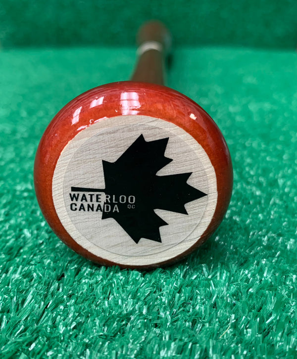 Knob and logo of the Märk Lumber Company Pro Limited Series ML-27 Wood Baseball Bat