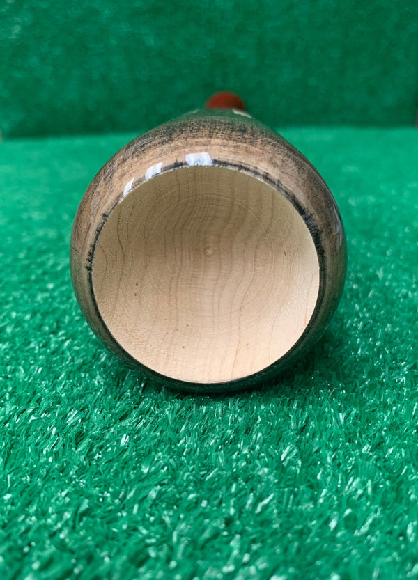 Cupped end of the Märk Lumber Company Pro Limited Series ML-271C Wood Baseball Bat