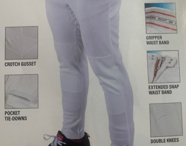 Product information on the Rawlings 150 Tapered Jogger Fit Baseball Pant