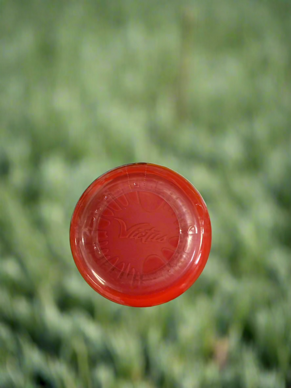 Close-up of the end cap on the Victus Vibe Crayon USSSA -10 Baseball Bat
