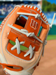 Close-up of the web on the Wilson Custom A2000 1975SS 11.75" Baseball Glove - GOTM June 2025