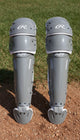 Leg guards included in the Rawlings MACH™ Pro Series Intermediate Baseball Catchers Set - Graphite
