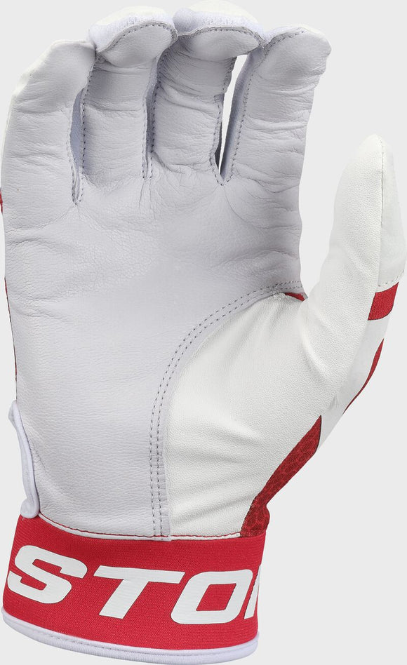 Rawlings Youth MAV GT Batting Gloves - White/Red