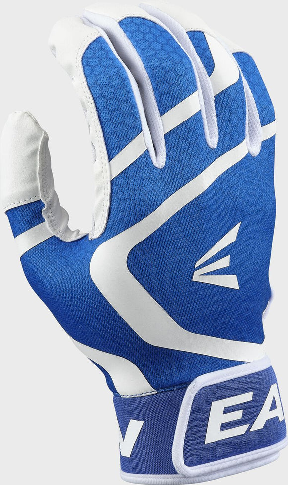 Rawlings Youth MAV GT Batting Gloves - White/Royal