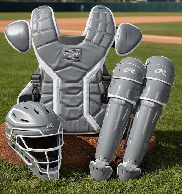 Rawlings MACH™ Pro Series Intermediate Baseball Catchers Set - Graphite