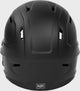 Back of the Rawlings MACH HI-VIZ Fastpitch Batting Helmet - Black