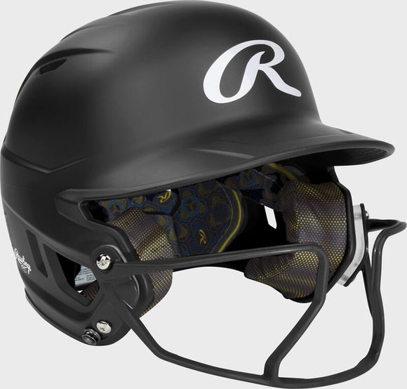 Rawlings MACH HI-VIZ Fastpitch Batting Helmet - Black