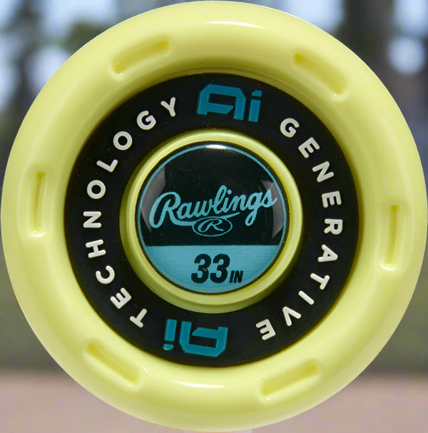 Knob on the 2026 Rawlings Clout Ai™ -3 BBCOR Baseball Bat