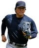 Former MLB® star Hideki Matsui, the original player using the Mizuno Pro Limited Original GMP55 Zilla 12.5" Baseball Glove