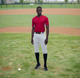 Model wearing the Marucci EXCEL Adult Short Baseball Pant - White