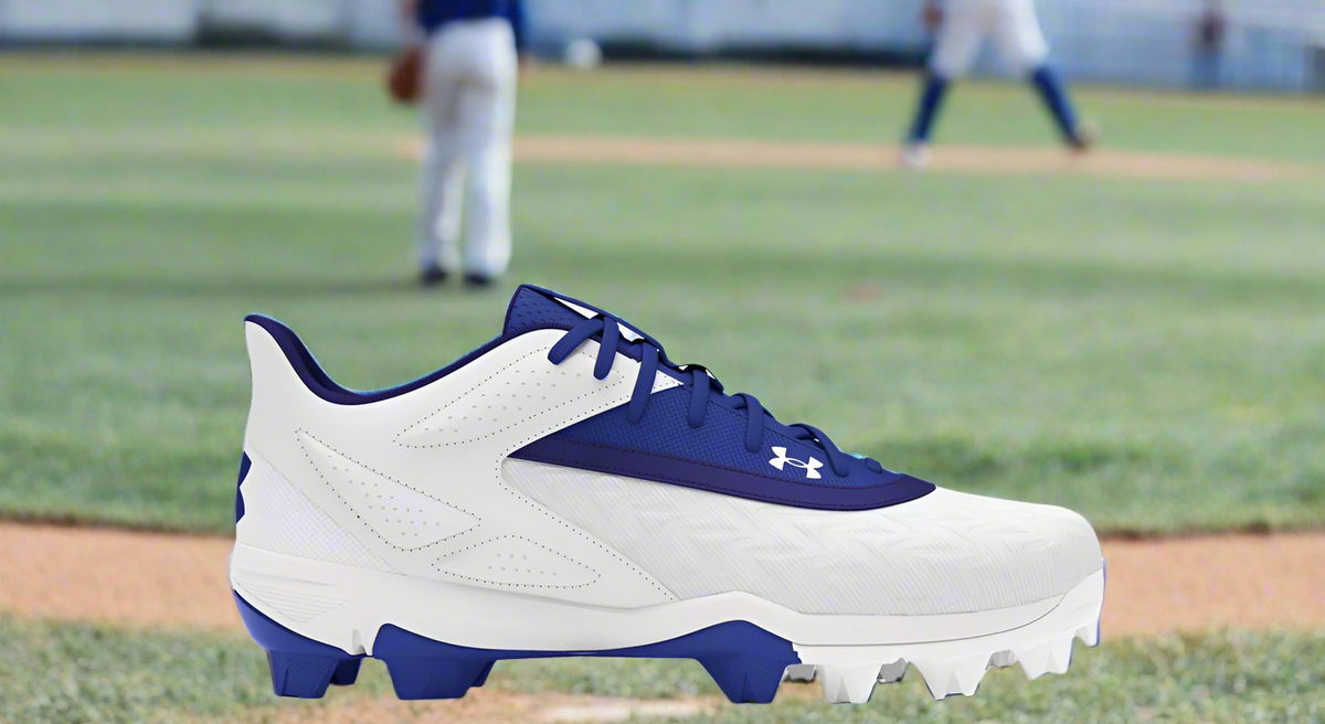 Under Armour Leadoff Low RM Jr. 3.0 Youth Molded Cleat - Royal