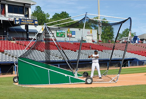 Bomber Pro Rolling Batting Cage - Green