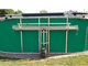 Rear view of the Bomber Pro Rolling Batting Cage