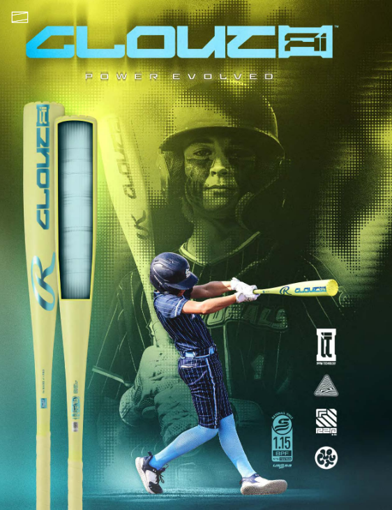 Young player swinging the 2026 Rawlings Clout Ai™ -10 USSSA Baseball Bat