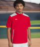 Under Armour Motivate 3.0 Men's Short Sleeve Pullover - Red
