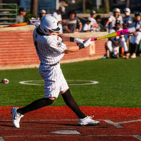 Player using the 2026 Easton The Dub USSSA Baseball Bat in a game