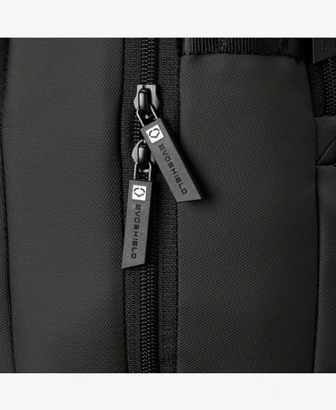Zipper detail on the Evoshield Exec Backpack