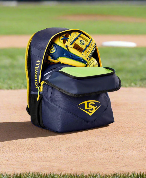 Open compartment on the Louisville Slugger Savannah Bananas Powerized™ Stick Pack