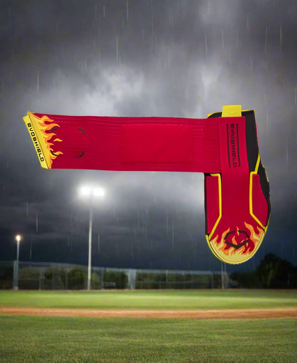 Evoshield X-SRZ™ Stay Hot Sliding Mitt 2.0 with the strap extended