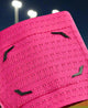 Close-up of the wrist attachment Velcro on the Evoshield X-SRZ™ Miami Vice Sliding Mitt 2.0