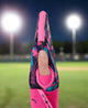 Side view of the Evoshield X-SRZ™ Miami Vice Sliding Mitt 2.0 with the thumb exposed