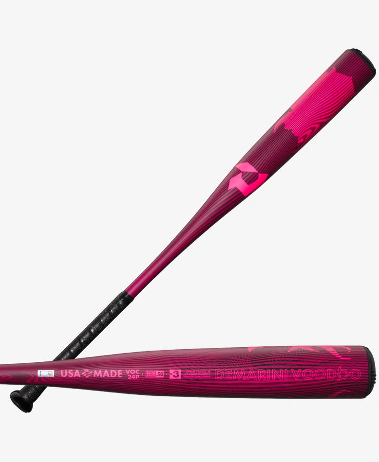 2024 Demarini Neon Pink Voodoo® One 3 BBCOR Baseball Bat TripleSSports