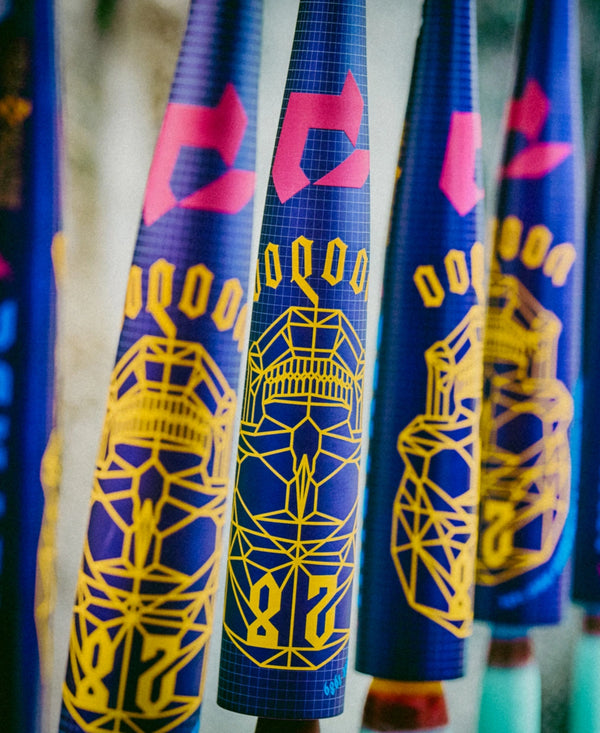 Line of 2026 DeMarini Voodoo® One -3 BBCOR Baseball Bats, highlighting the barrels