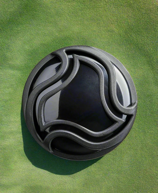 End cap on the 2026 DeMarini Omega™ Electric Yellow -3 BBCOR Baseball Bat