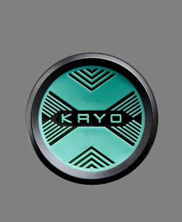 End cap of the 2025 Louisville Slugger KRYO -8 Fastpitch Bat