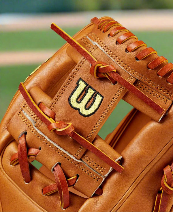 Close-up of the web on the Wilson A2000® Baseball Classics 11.5" 1786 Baseball Glove