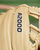 Close-up of the logo on the Wilson A2000® Baseball Classics 11.75" 1975 Baseball Glove