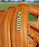 Close-up of the logo on the Wilson A2000® Baseball Classics 11.75" 1975 Baseball Glove