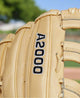 Close-up of the logo on the Wilson A2000® Baseball Classics 12.75" 1810 Baseball Glove