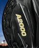Close-up of the logo on the Wilson A2000® Baseball Classics 33.5" M23 Baseball Catcher's Mitt
