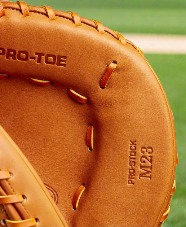 Close-up of the inside of the Wilson A2000® Baseball Classics 33.5" M23 Baseball Catcher's Mitt